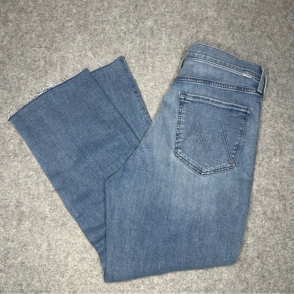 MOTHER Light Blue Straight Jeans - Picture 14 of 15